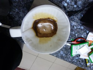 UCC Single Use Personal Drip Coffee on Kalita Dripper