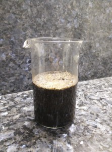 Coffee and Water Mixture